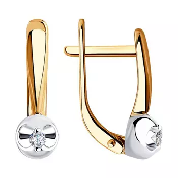 Серьги из золота 1021346