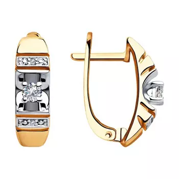 Серьги из золота 1021357