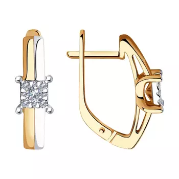 Серьги из золота 1021386