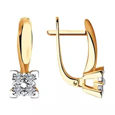 Серьги из золота 1021416