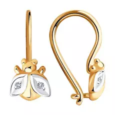 Серьги из золота 1021447