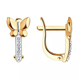 Серьги из золота 1021456