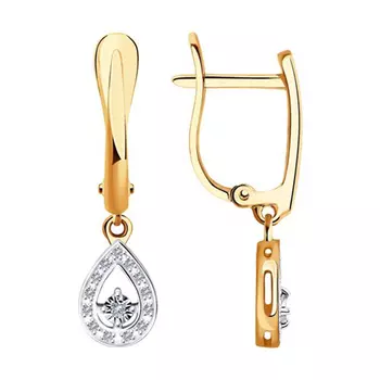 Серьги из золота 1021486