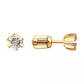 Серьги из золота 1021493