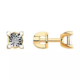 Серьги из золота 1021545