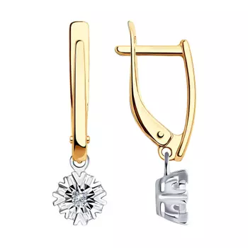 Серьги из золота 1021604