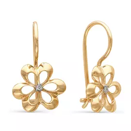 Серьги из золота 21145-100