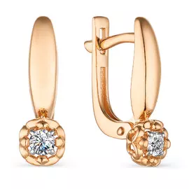 Серьги из золота 23569-100