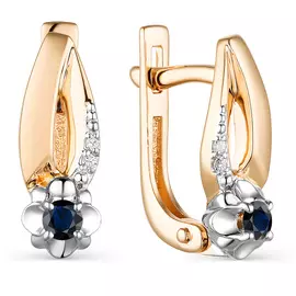 Серьги из золота 23584-102