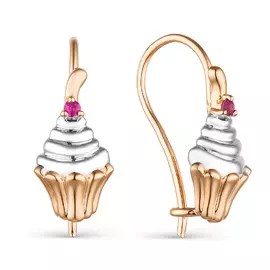 Серьги из золота 23654-103