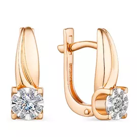 Серьги из золота 23714-100