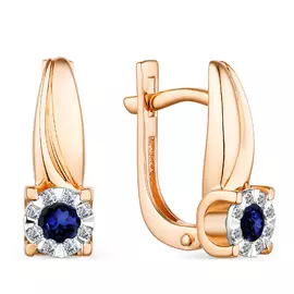 Серьги из золота 23714-102