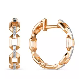 Серьги из золота 24013-100