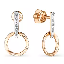 Серьги из золота 24086-100