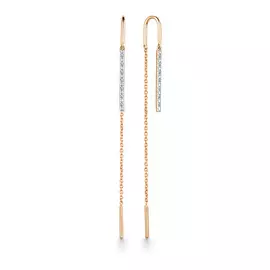 Серьги из золота 24235-100