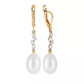 Серьги из золота 290-1-1054Р