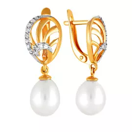 Серьги из золота 290-1-323Р