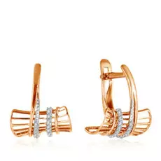 Серьги из золота 2-4724