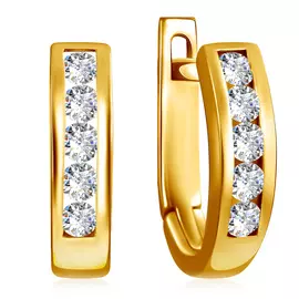 Серьги из золота 2Б20027-010