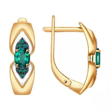 Серьги из золота 3020422