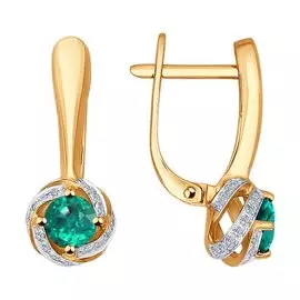 Серьги из золота 3020429