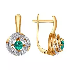 Серьги из золота 3020430