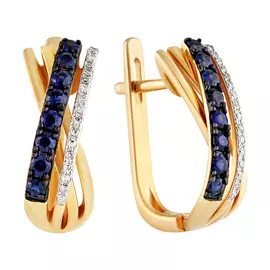 Серьги из золота 36-41E00857-S0DDSA