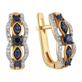 Серьги из золота 36-41E01353-S0DDSA