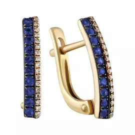 Серьги из золота 36-41E01358-S0DDSA