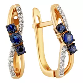 Серьги из золота 36-41E01382-S0DDSA