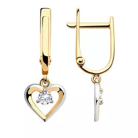 Серьги из золота 51-121-00754-1