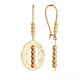 Серьги из золота 51-121-01158-1