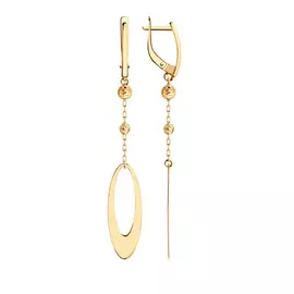 Серьги из золота 51-121-01167-1