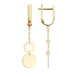 Серьги из золота 51-121-01244-1