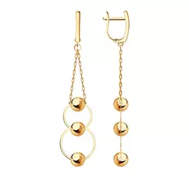 Серьги из золота 51-121-01245-1