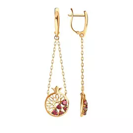 Серьги из золота 51-121-01257-1