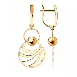 Серьги из золота 51-121-01267-1