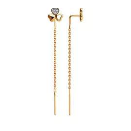 Серьги из золота 51-123-00385-1