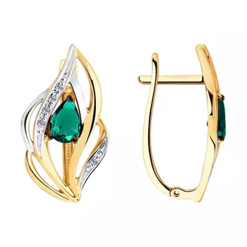 Серьги из золота 51-220-00267-2