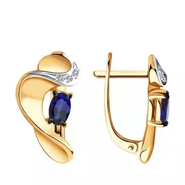 Серьги из золота 51-220-00538-1