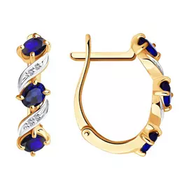 Серьги из золота 51-220-00891-1