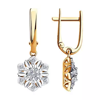 Серьги из золота 51-221-00529-1