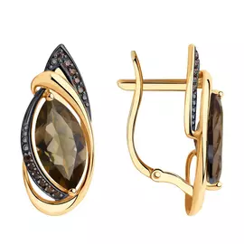 Серьги из золота 51-320-00704-1