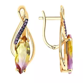 Серьги из золота 51-320-00761-2