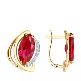 Серьги из золота 51-320-00966-2