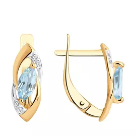 Серьги из золота 51-320-01018-1