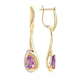 Серьги из золота 51-321-00929-3