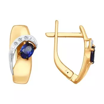 Серьги из золота 6022118