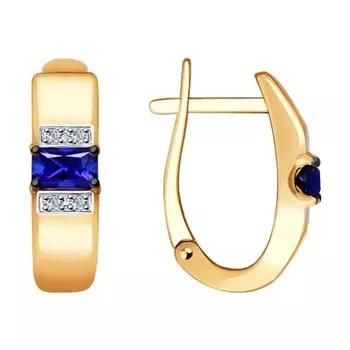 Серьги из золота 6022138