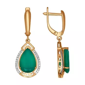 Серьги из золота 6023023